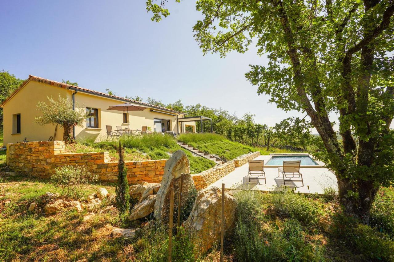 Gite De Chantecoucou - Piscine Privative Et Vue Vers  Exterior foto